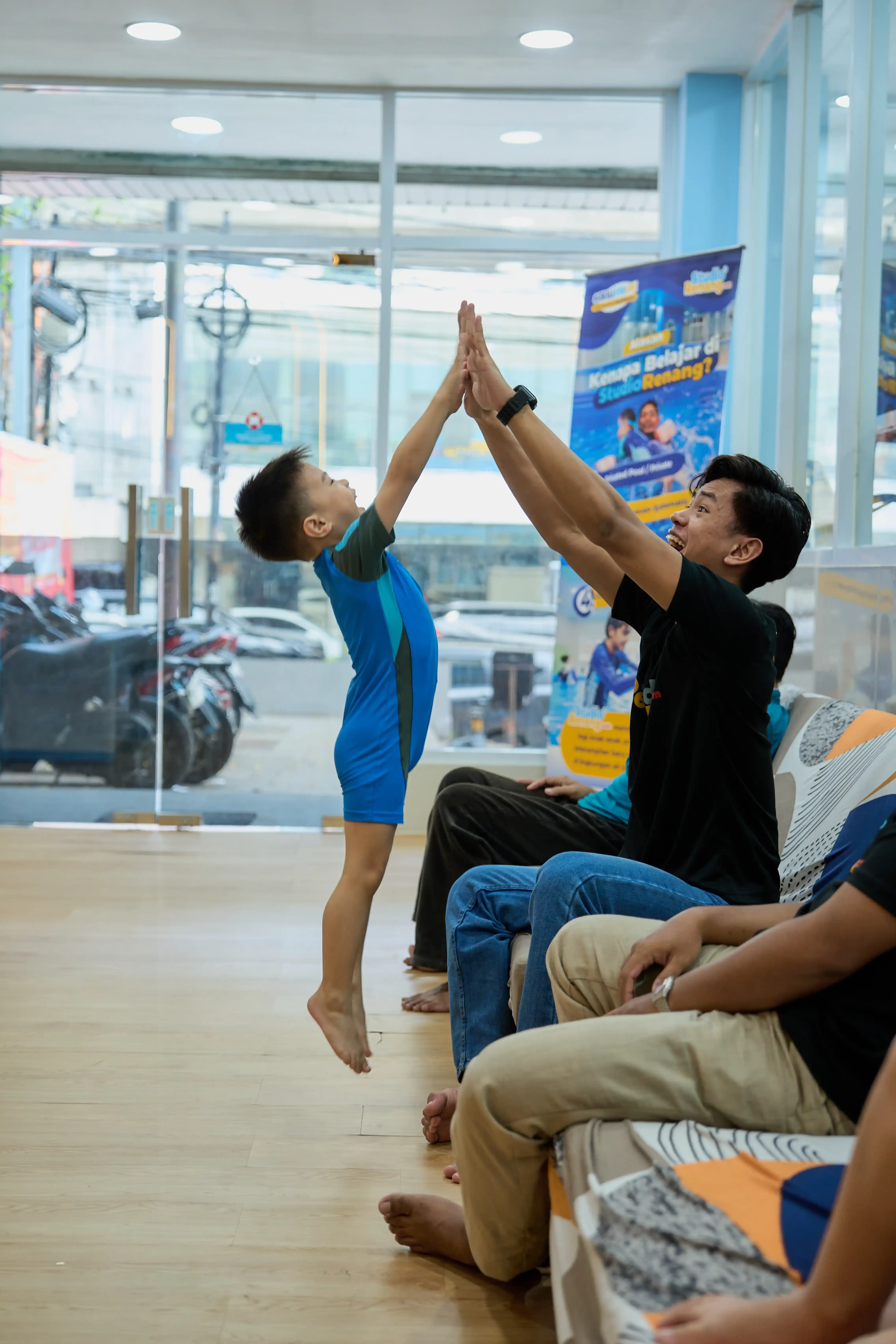 Fasilitas ruang ganti yang nyaman dan bersih